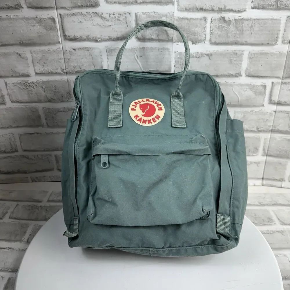 Fjallraven Kanken Frost Green Classic Everyday Outdoor Backpack Book Bag
